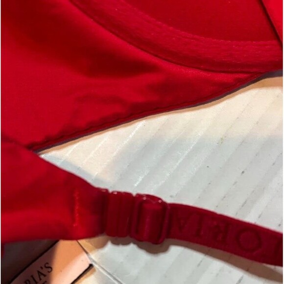 Victoria's Secret Body by Victoria Perfect Shape Red Multi-way Underwire Bra 36D - Picture 6 of 7